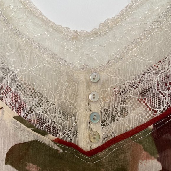 NWT Abercrombie & Fitch Floral Lace Cami Top - Picture 4 of 10